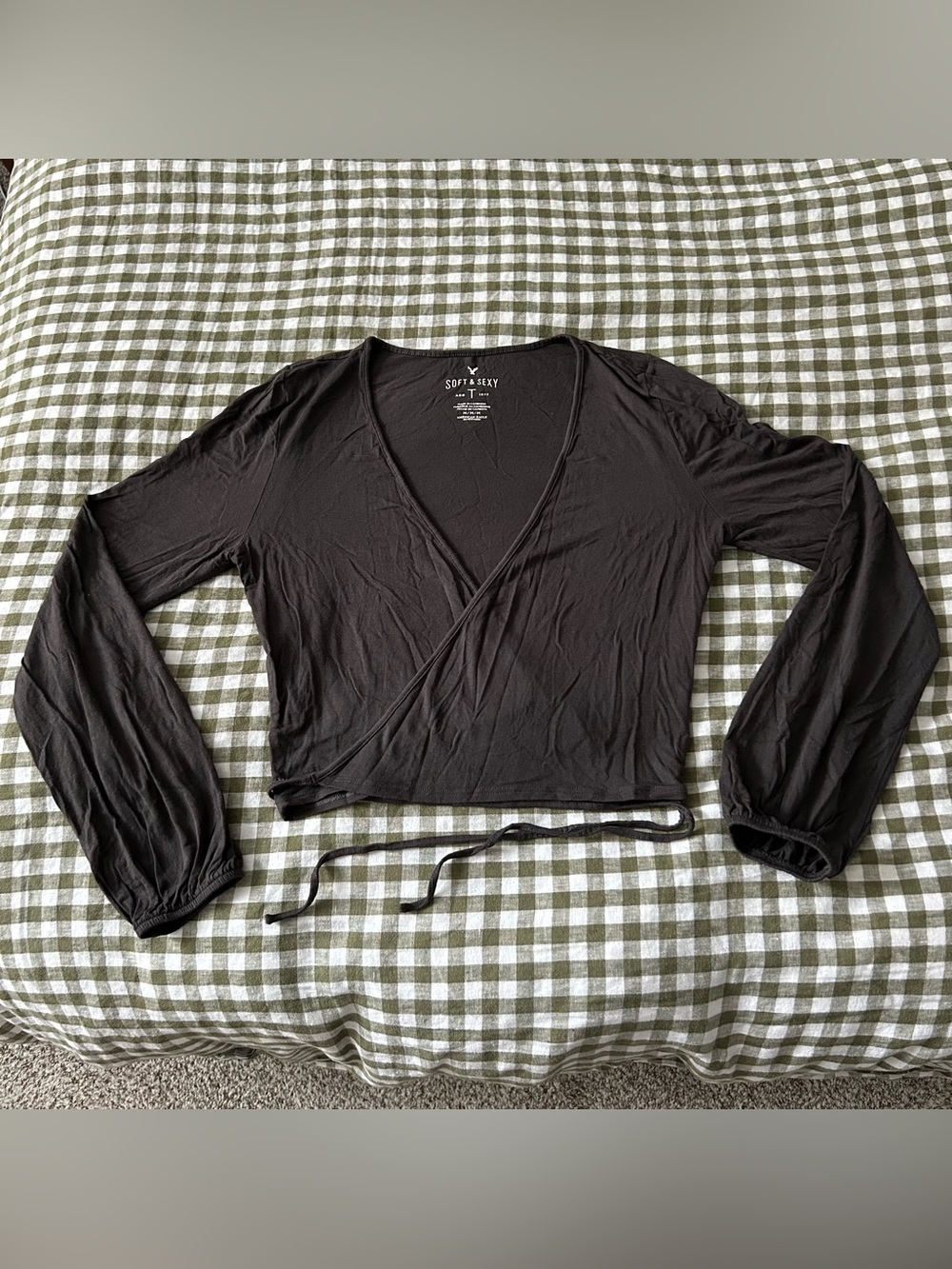 AE Wrap Crop Top